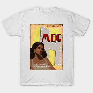 Meg Movie Poster. Hollywood T-Shirt